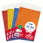 Marlin Kids Colour Kraft Pre-cut book covers A5 5's